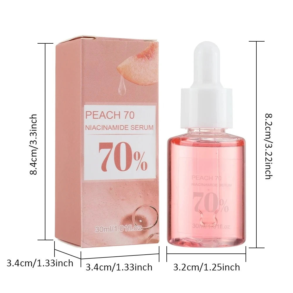 30ml Niacinamide Melanin Fading Melasma Black Spot Corrector Shrinking Pores Hyaluronic Acid Moisturizing Skincare