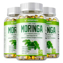 Organic Moringa Capsules - Strengthen The Immune System, Promote Metabolism, Enhance Energy, Help Detoxification, Anti-oxidation