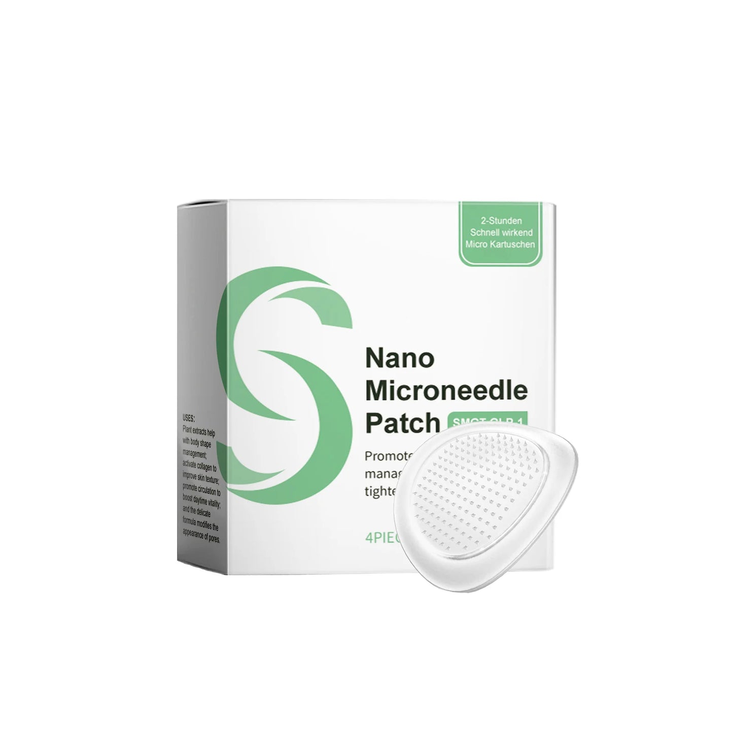 4/8/12PCS SMGT-GLP-1 Nano-Microneedle Patch Firming Skin and Body Shaping Gentle Soothing Massage Care Patch for Women