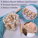 Wood Therapy Massage Tools Gua Sha Board Wooden Scraper Massage Rolls Lymphatic Drainage Tool for Release Cellulite Sore Muscle