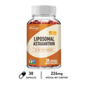 Liposomal Astaxanthin - Supports Eye, Cardiovascular, Joint and Skin Health As Well As Immunity and Accelerates Metabolism