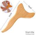 Wood Therapy Massage Tools Gua Sha Board Wooden Scraper Massage Rolls Lymphatic Drainage Tool for Release Cellulite Sore Muscle