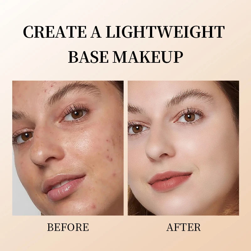 Life Girls Mushroom Moisture Air Cushion Smooth Creamy Texture Foundation Covers Blemishes Creates Flawless Light Base Makeup