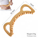Wood Therapy Massage Tools Gua Sha Board Wooden Scraper Massage Rolls Lymphatic Drainage Tool for Release Cellulite Sore Muscle