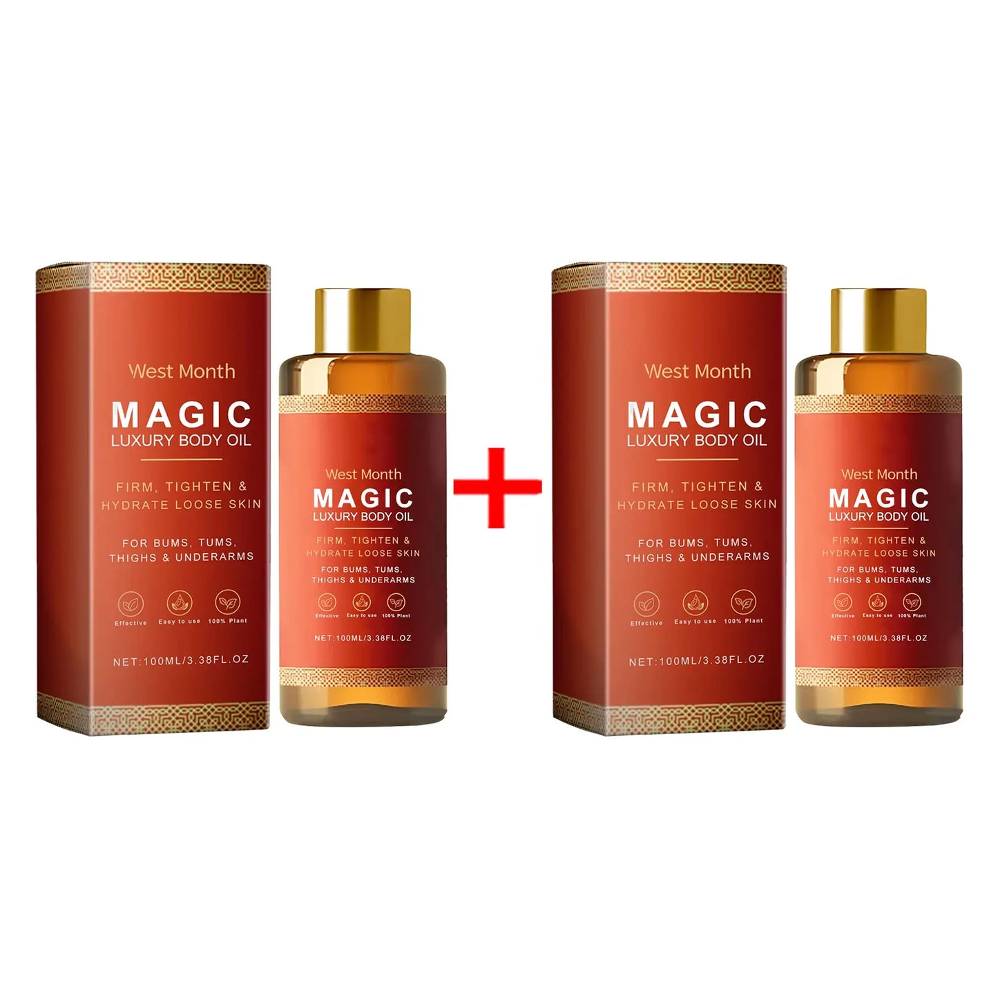 Magic Luxury Body Oil Deeply Moisturizing Dry Skin Tightening Firming Chest Thighs Rejuvenating Repairing Soften Nourishing Oil