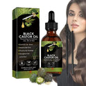 Black Castor Oil for Hair 60ml Moisturizing Hair Oil Care Liquid Jamaican Black Castor Hair Oil Gentle Natural