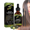 Black Castor Oil for Hair 60ml Moisturizing Hair Oil Care Liquid Jamaican Black Castor Hair Oil Gentle Natural