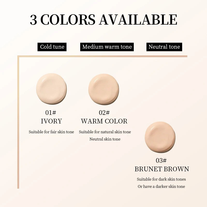 Life Girls Mushroom Moisture Air Cushion Smooth Creamy Texture Foundation Covers Blemishes Creates Flawless Light Base Makeup