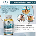 SNGHWE Bone Collagen Capsules Helps Support Joint Cartilage, Collagen Production & Calcium Absorption and Immune Support