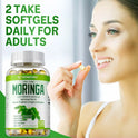 Organic Moringa Capsules - Strengthen The Immune System, Promote Metabolism, Enhance Energy, Help Detoxification, Anti-oxidation
