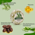 Nourishing and repairing: Rosemary shampoo soap, escorting hair