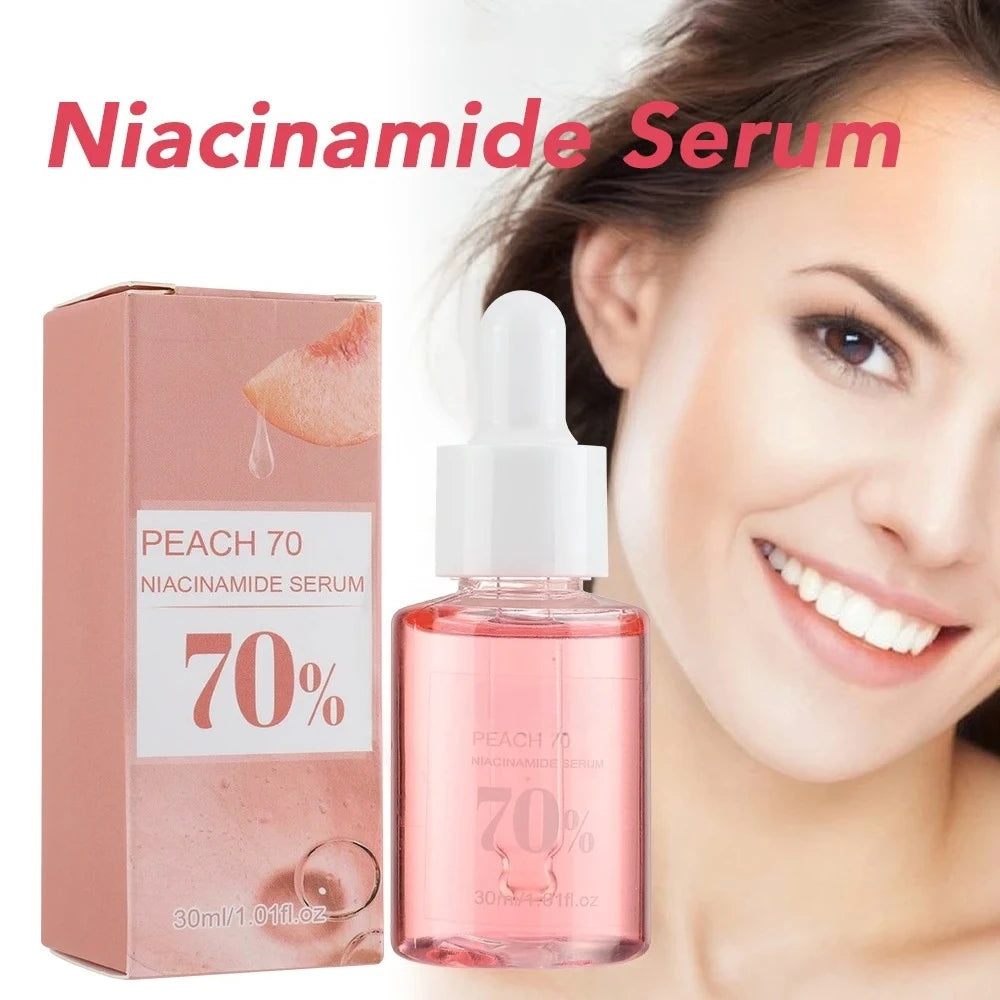 30ml Niacinamide Melanin Fading Melasma Black Spot Corrector Shrinking Pores Hyaluronic Acid Moisturizing Skincare