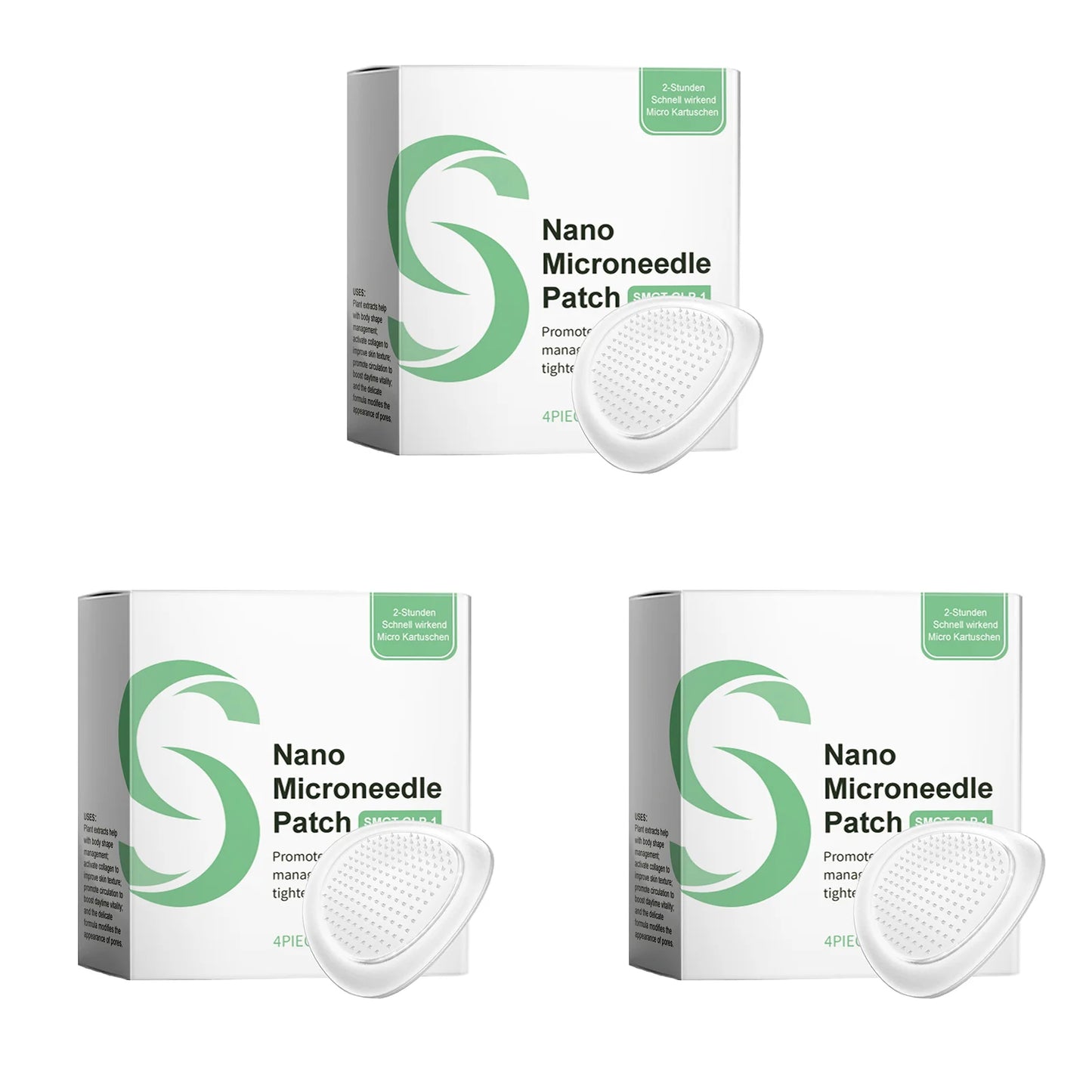 4/8/12PCS SMGT-GLP-1 Nano-Microneedle Patch Firming Skin and Body Shaping Gentle Soothing Massage Care Patch for Women
