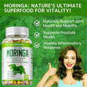 Organic Moringa Capsules - Strengthen The Immune System, Promote Metabolism, Enhance Energy, Help Detoxification, Anti-oxidation
